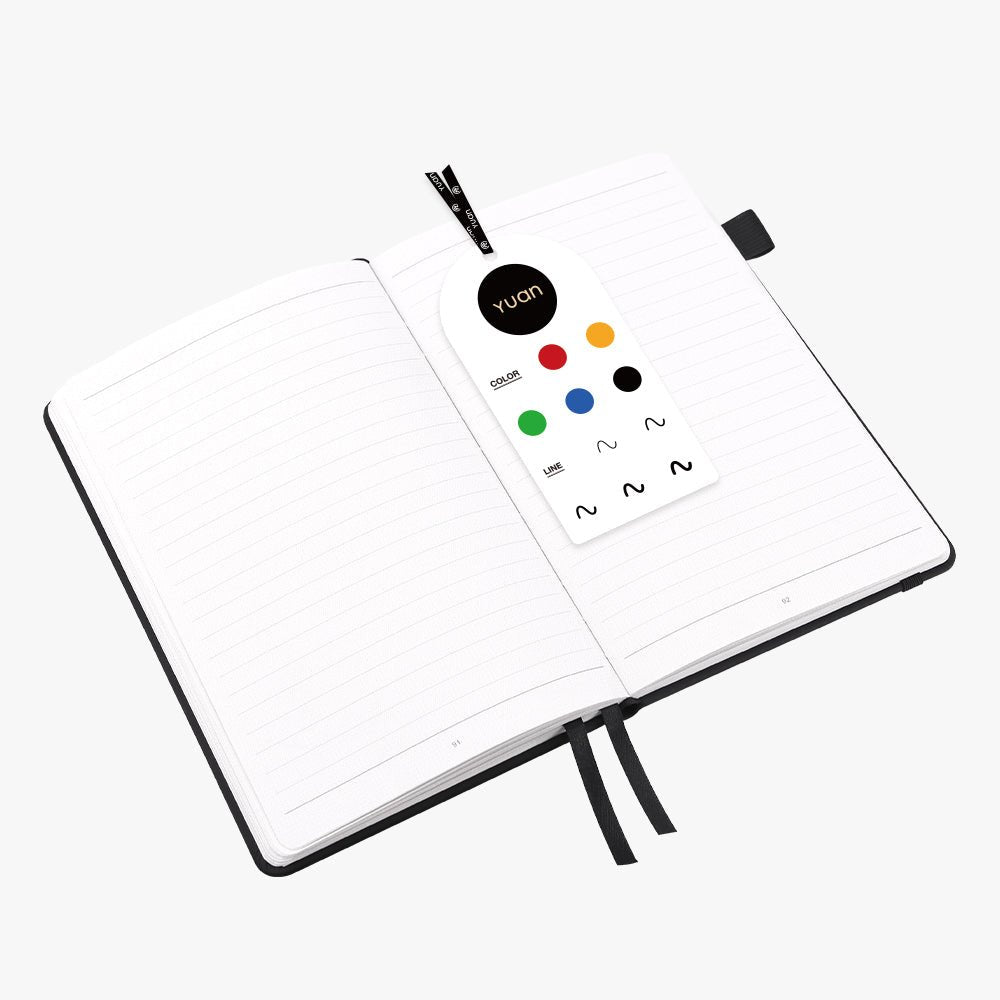 Pure Black Notebook - Yuan