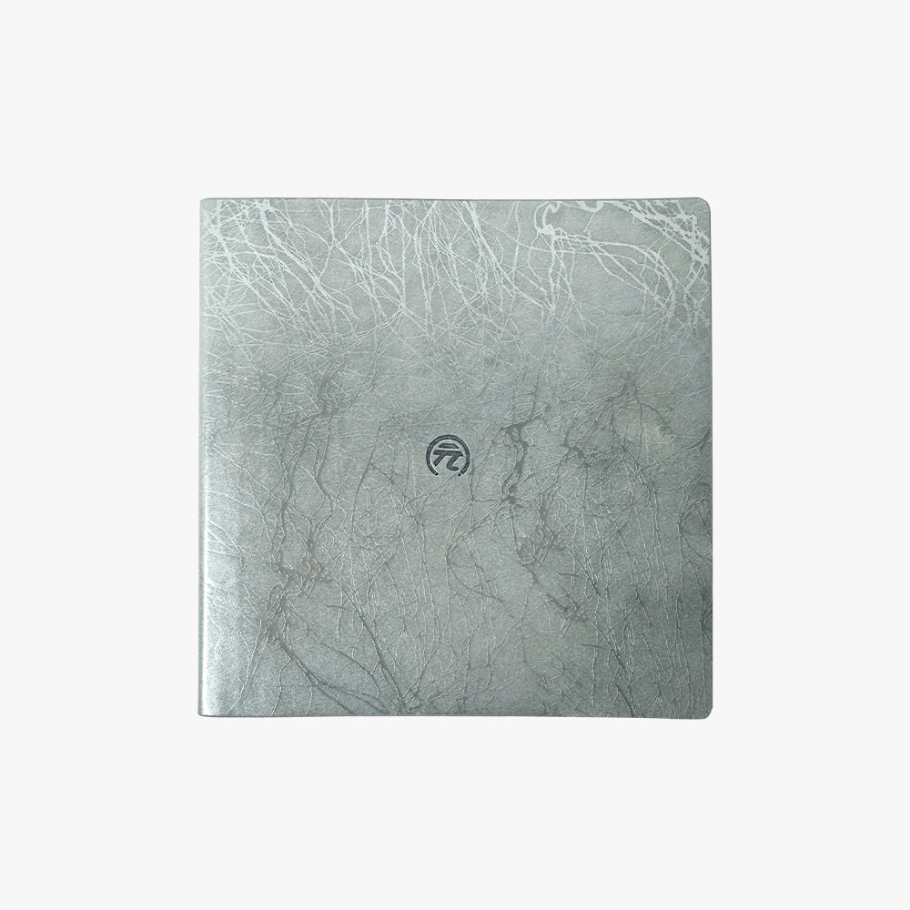 Soft Leather Commic grey Square Notebook - Yuan