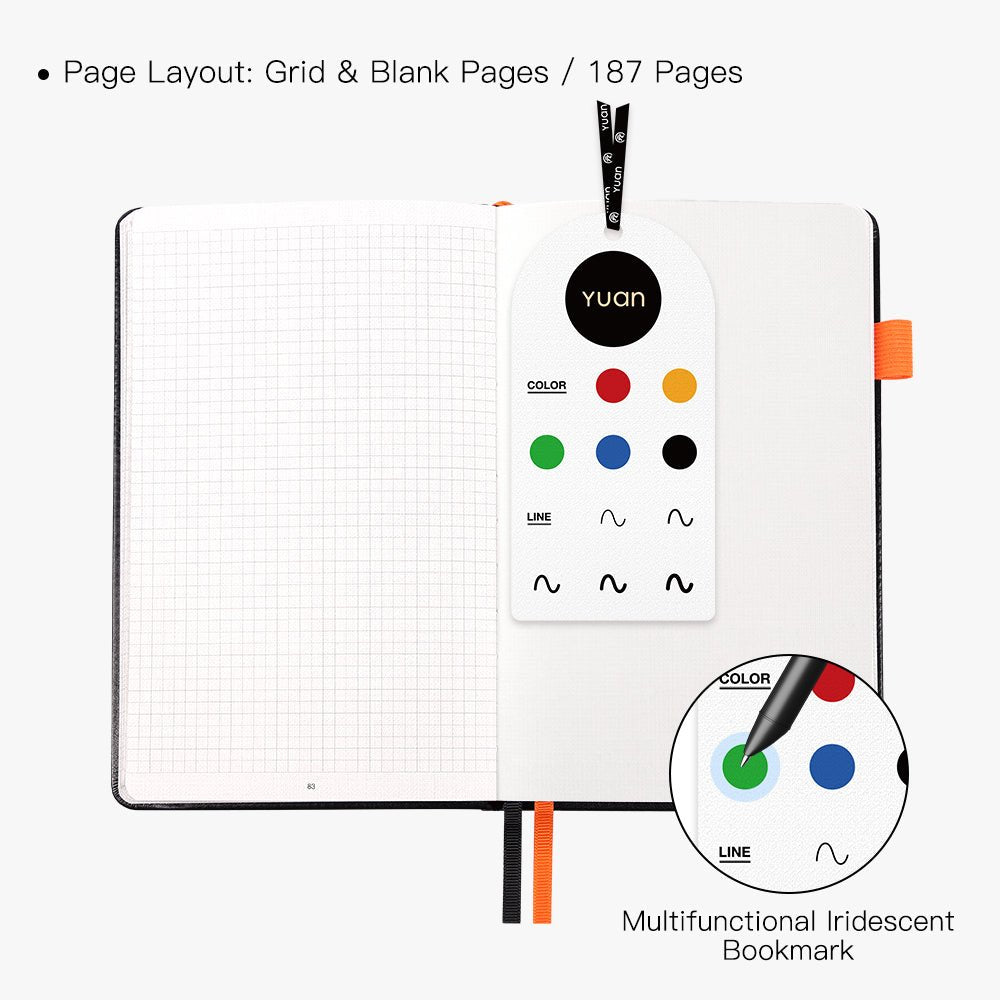 Black Orange Notebook - Yuan