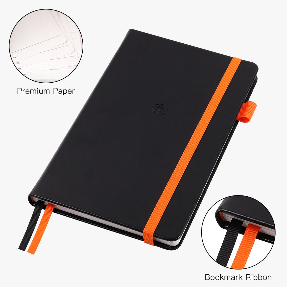 Black Orange Notebook - Yuan