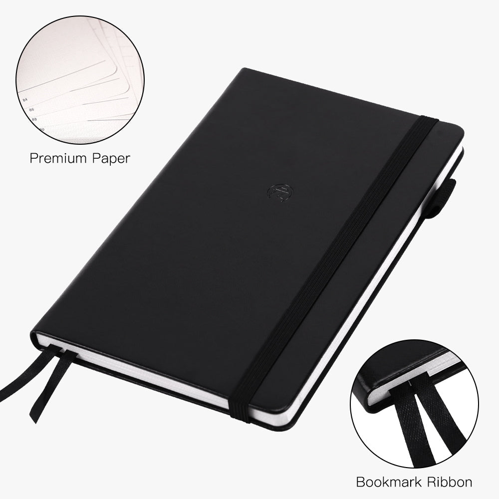 Pure Black Notebook - Yuan