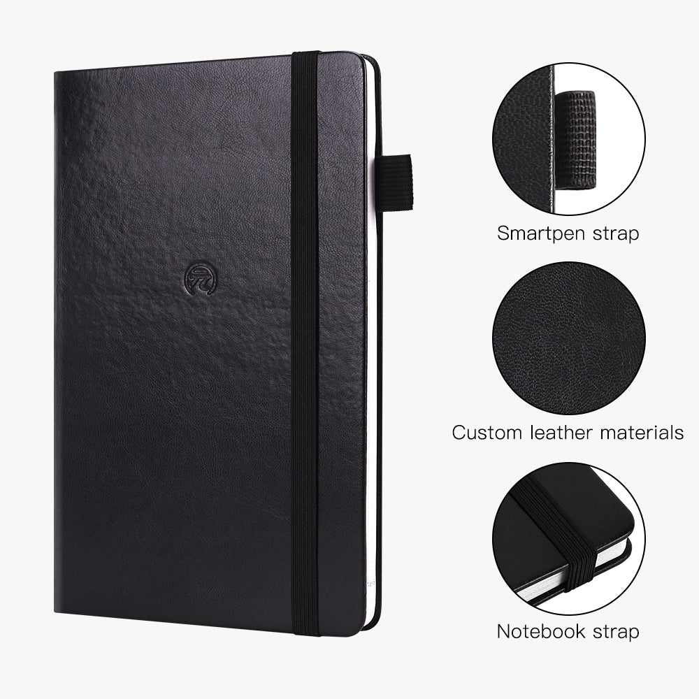 Pure Black Notebook - Yuan