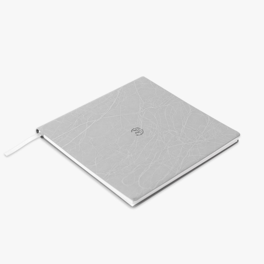 Soft Leather Commic grey Square Notebook - Yuan